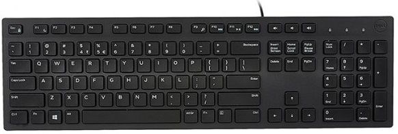 Клавiатура Dell Multimedia Keyboard-KB216 Ukrainian (QWERTY) - Black