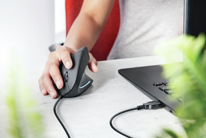 Миша Trust Verto Ergonomic, USB-A, чорний