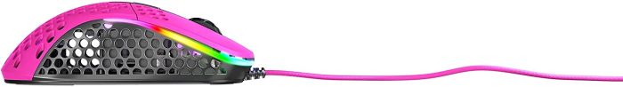 Мышь Xtrfy M4, USB-A, RGB, Рожевий