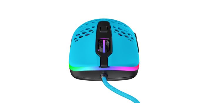 Мышь Xtrfy M42, USB-A, RGB, Miami Blue