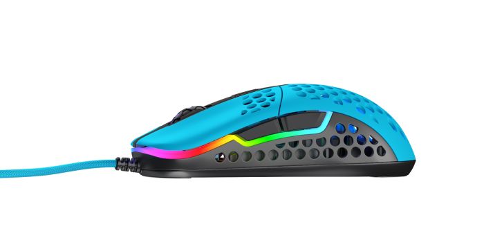 Мышь Xtrfy M42, USB-A, RGB, Miami Blue