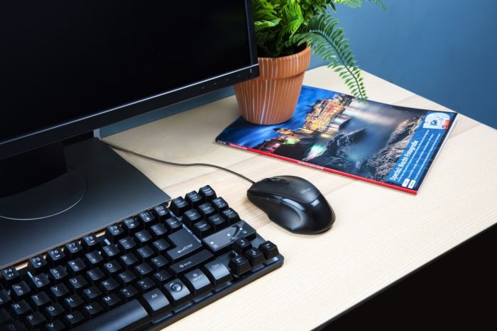 Mouse Trust Voca, USB-A, Чорний