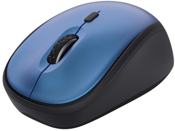 Mouse Trust Yvi+ Silent ECO, WL, Синій