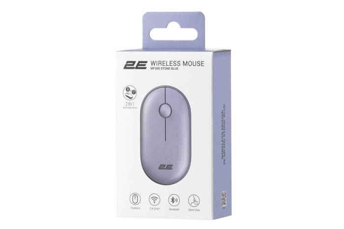 Mouse 2E MF300 Silent, WL/BT, blue