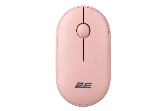 2E Mouse MF300 Silent, WL/BT, pink