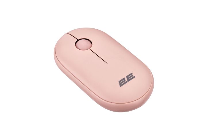 2E Mouse MF300 Silent, WL/BT, pink