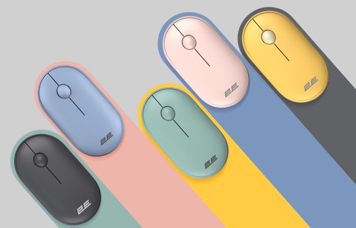 Mouse 2E MF300 Silent, WL/BT, ashen-green