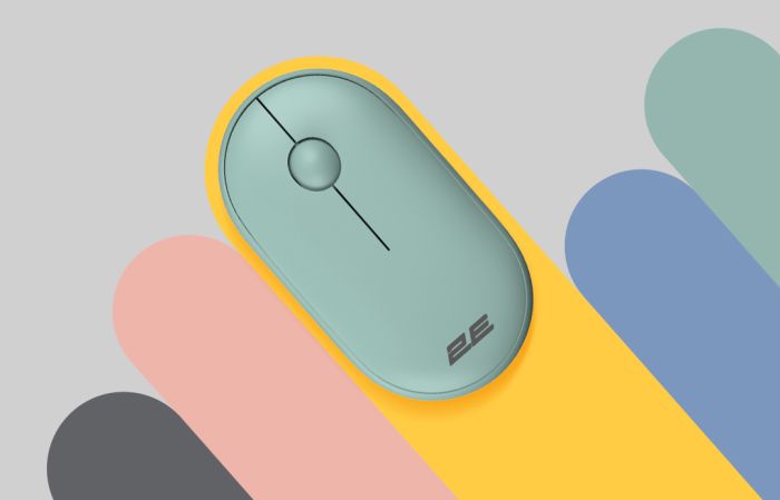 Mouse 2E MF300 Silent, WL/BT, ashen-green