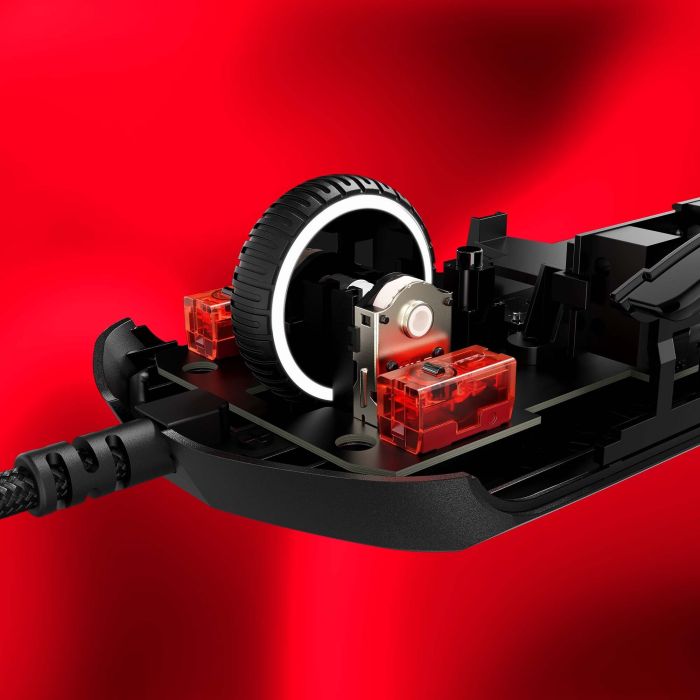 Мишь HyperX Pulsefire Haste 2, RGB, USB-A, USB, черный