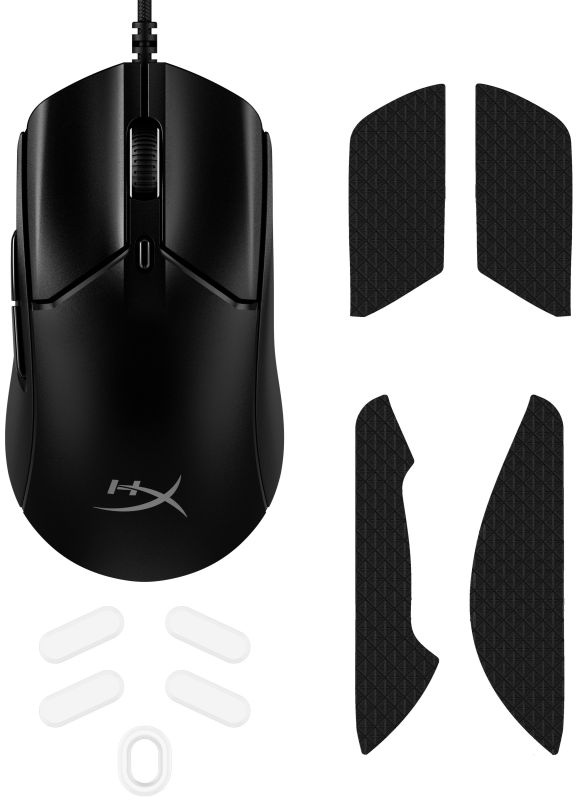 Мишь HyperX Pulsefire Haste 2, RGB, USB-A, USB, черный