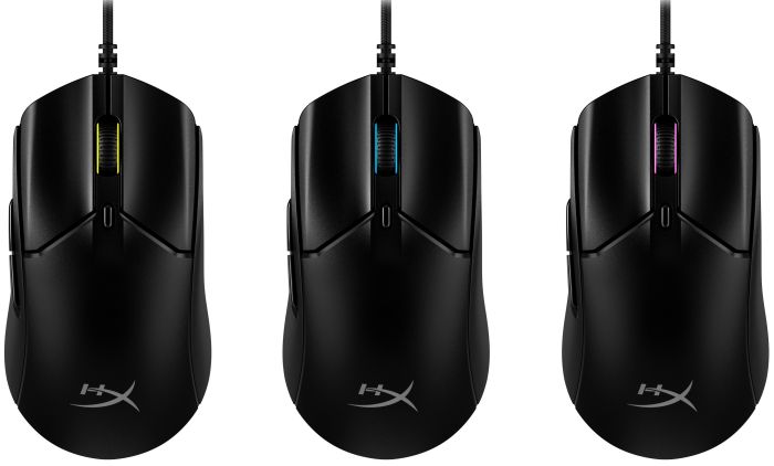 Мишь HyperX Pulsefire Haste 2, RGB, USB-A, USB, черный