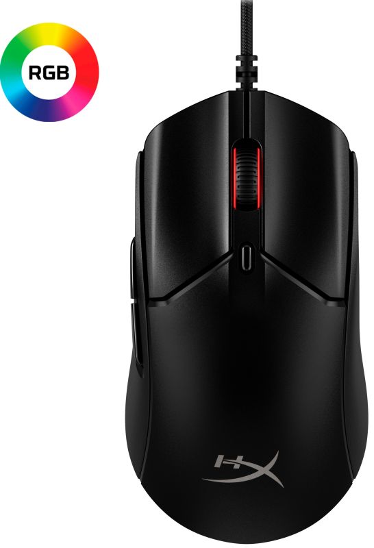 Мишь HyperX Pulsefire Haste 2, RGB, USB-A, USB, черный