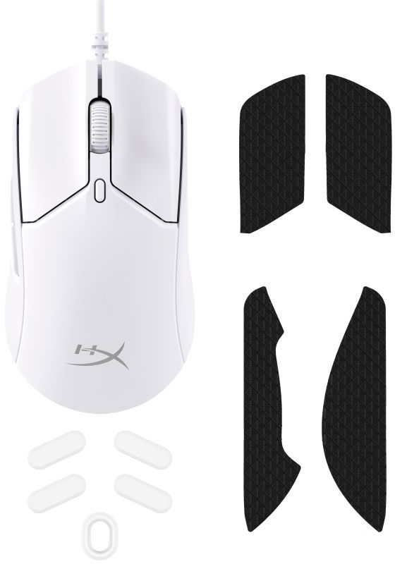 Мишь HyperX Pulsefire Haste 2, RGB, USB-A, USB, белый