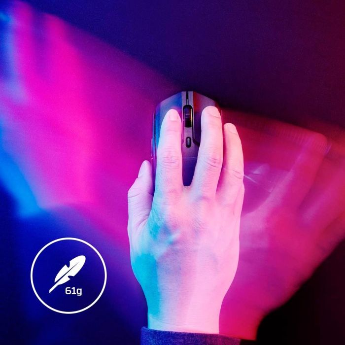 Мишь HyperX Pulsefire Haste 2, RGB, USB-A/WL/BT, черный