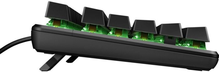 Клавіатура механічна HP Pavilion Gaming 550, 104key, Red Hybrid Switch, USB-A, EN/RU, RGB, чорний