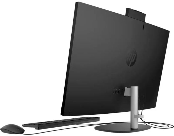 HP AiO All-in-One 27" FHD IPS AG, AMD R5-7520U, 16GB, F512GB, UMA, WiFi, km+m, DOS, black