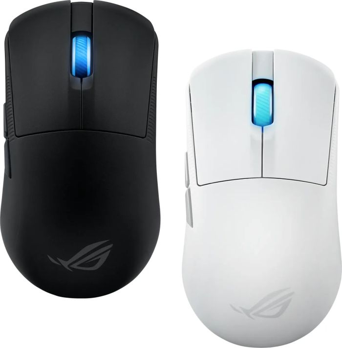 Миша ASUS ROG Harpe Ace Mini, USB-A/WL/BT, білий