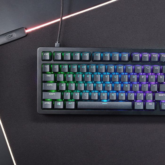 Клавиатура механическая HyperX Alloy Rise 75key, Red, USB-A, EN/UA, RGB, черный