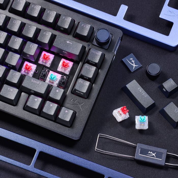 Клавиатура механическая HyperX Alloy Rise 75key, Red, USB-A, EN/UA, RGB, черный
