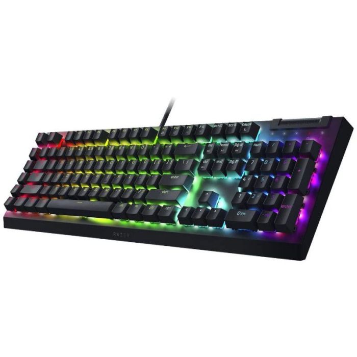 Клавиатура механическая Razer BlackWidow V4 X 110key, Green Switch, USB-A, EN/RU, RGB, чёрный