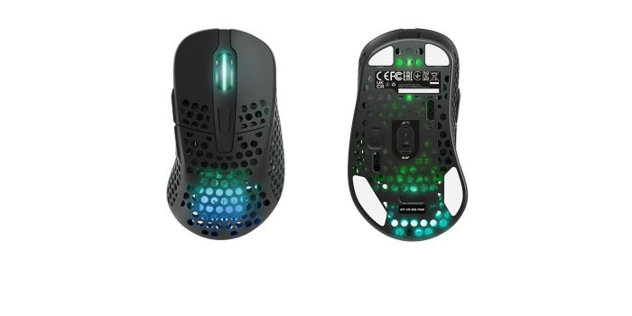 Мышь Xtrfy M4, WL/USB-A, RGB, черный