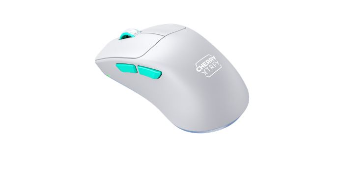 Mouse Cherry Xtrfy M64, WL/USB-A, RGB, білий