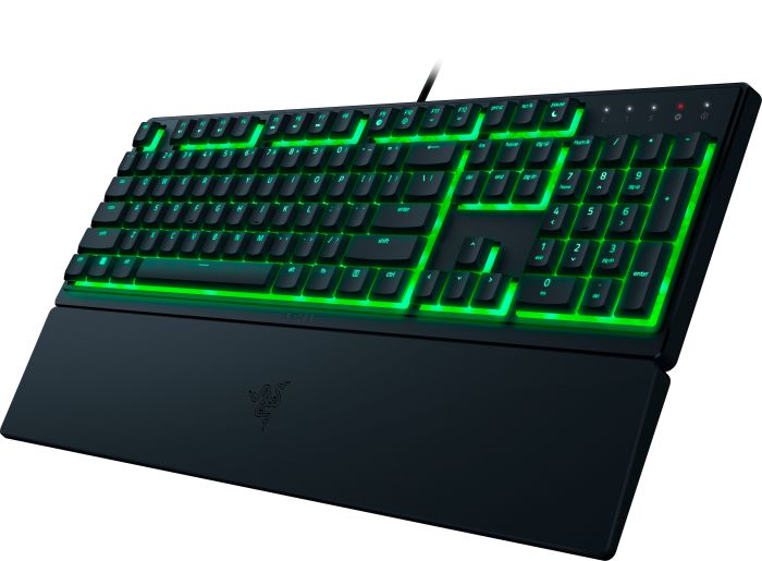 Razer Keyboard membrane Ornata V3 X 104key, USB-A, EN/UK, RGB, black