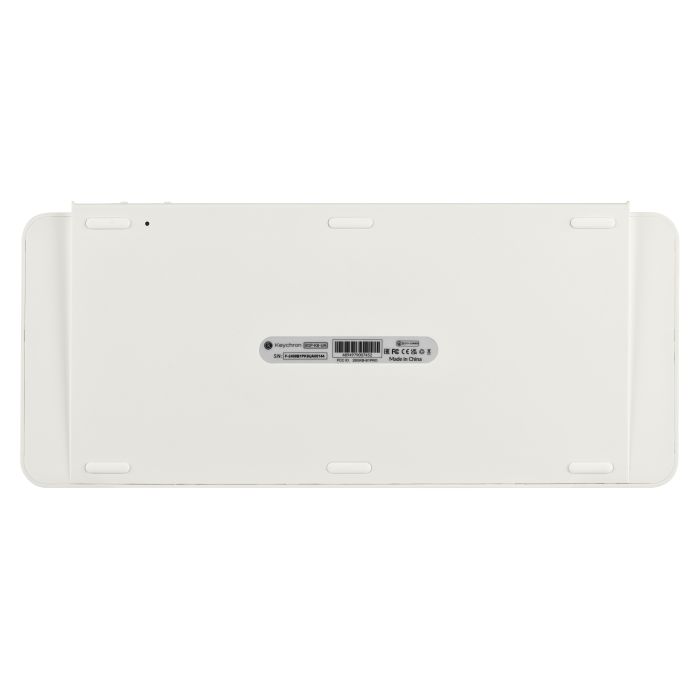 Клавіатура мембрана Keychron B1 Pro, USB/WL/BT, ivory white