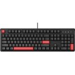 Клавіатура механічна Lemokey  X3 104Key, Keychron Red, USB-A, QMK/VIA, Hot-Swap, EN/UKR, RGB, чорний