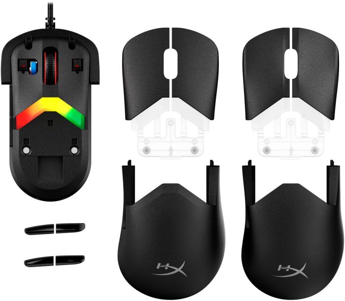 HyperX Pulsefire SAGA, RGB, USB-A, black