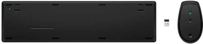 Комплект клавіатура та миша HP 650, WL, EN/UK, чорний