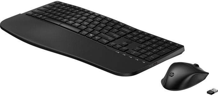 Комплект клавіатура та миша HP 680 Comfort Dual-Mode, BT, EN/UK, чорний