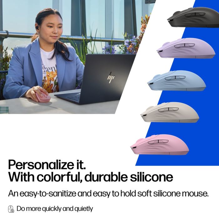 Миша HP 400 Quiet, WL/BT, фіолетовий