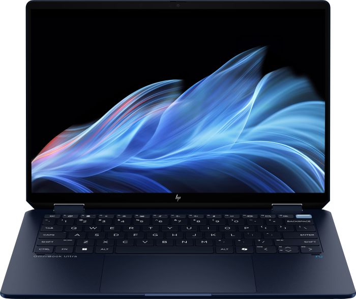HP Notebook OmniBook Ultra Flip x360 14" 2.8K OLED Touch, Intel U9-288V, 32GB, F2TB, UMA, Win11, blue