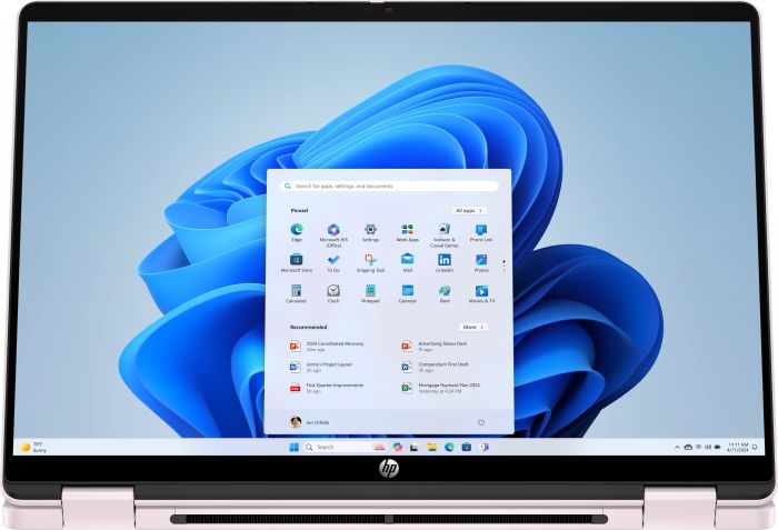 Ноутбук HP OmniBook 5 Flip x360 14" WUXGA IPS Touch, Intel 5-120U, 16GB, F1TB, UMA, DOS, рожевий