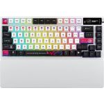 Клавіатура механічна ASUS ROG Azoth X 81key, NX Snow, USB-A/WL/BT, EN, RGB, білий