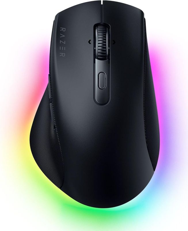Мышь Razer Pro Click V2, RGB, USB-A/WL/BT, чёрный