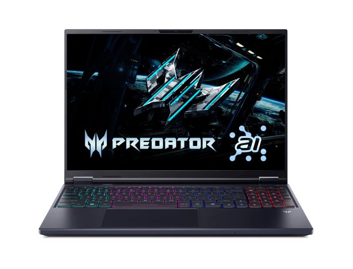 Ноутбук Acer Predator Helios Neo 16 PHN16-73 16" WQXGA IPS, Intel U9-275HX, 32GB, F1TB, NVD5060-8, Lin, черный
