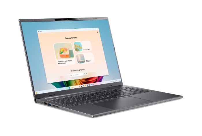 Ноутбук Acer Swift X 14 SFX14-73G 14.5" 2.8K OLED, Intel U9-285H, 32GB, F2TB, NVD5070-8, Win11, сірий