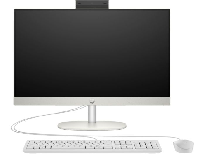HP AiO 245-G10 23.8" FHD IPS AG, AMD R3-7320U, 8GB, F512GB, UMA, WiFi, kb+m, Win11P, white