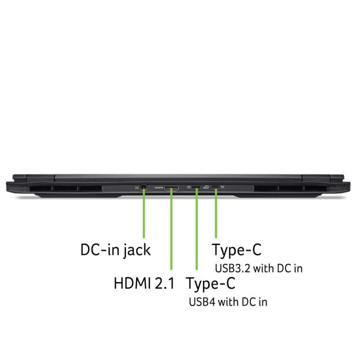 Acer Notebook Nitro 16S AN16S-61 16" WQXGA IPS, AMD R7-350, 32GB, F1TB, NVD5070-8, Lin, black