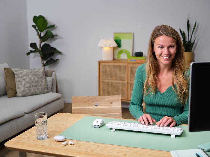 Мышь Trust Yvi+ Compact Multi-Device, WL/BT/USB-A, белый