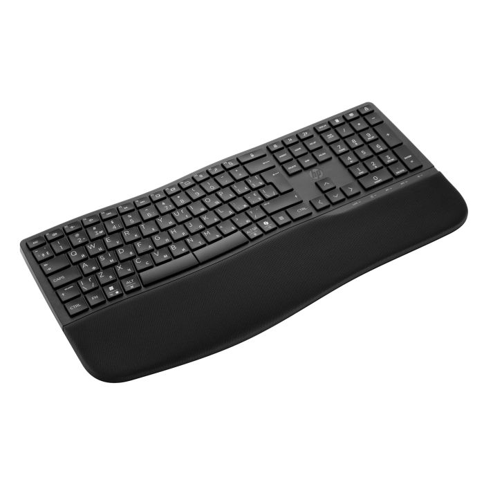 Клавіатура мембранна HP 680 Comfort Dual-Mode 111key, BT, EN/UK, чорний