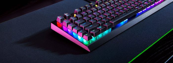 Клавиатура механическая Razer BlackWidow V4 X 110key, Green Switch, USB-A, EN/RU, RGB, чёрный