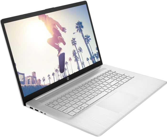 HP Notebook 17-cp2030ua 17.3" FHD IPS AG, AMD R3-7320U, 8GB, F512GB, UMA, DOS, silver