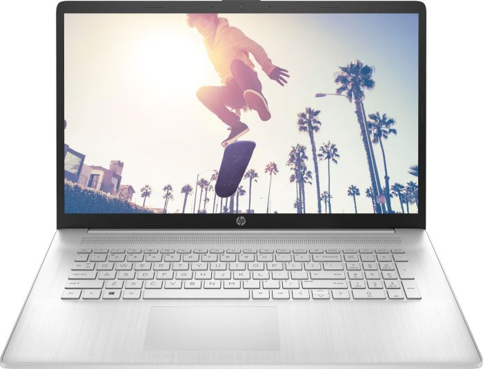 HP Notebook 17-cp2030ua 17.3" FHD IPS AG, AMD R3-7320U, 8GB, F512GB, UMA, DOS, silver