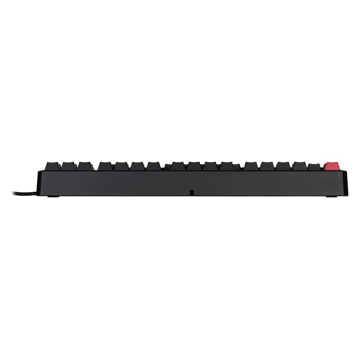 Клавіатура механічна Keychron C3 Pro V2 87Key, K pro Red, USB-A, QMK, Hot-swap, 8K, EN/UKR, RGB, чорний
