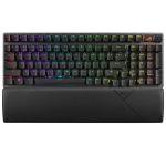 Клавіатура механічна ASUS ROG Strix Scope II, 96key, NX Snow, USB-A/WL/BT, EN/UK, RGB, чорний
