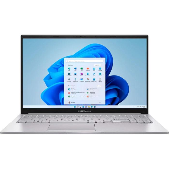 Ноутбук ASUS Vivobook 15 X1504VA-BQ3833WS 15.6" FHD IPS, Intel 5 120U, 16GB, F512GB, UMA, Win11, Серебристый
