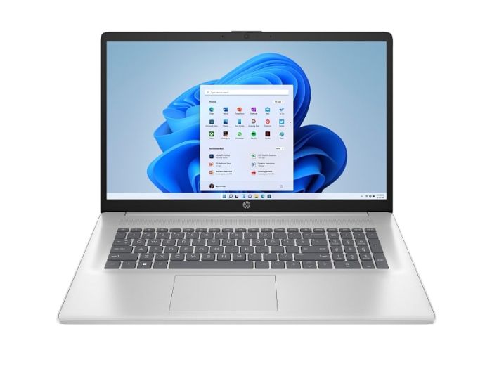 HP Notebook 17-cp2043ua 17.3" FHD IPS AG, AMD R3-7320U, 8GB, F512GB, UMA, Win11, silver